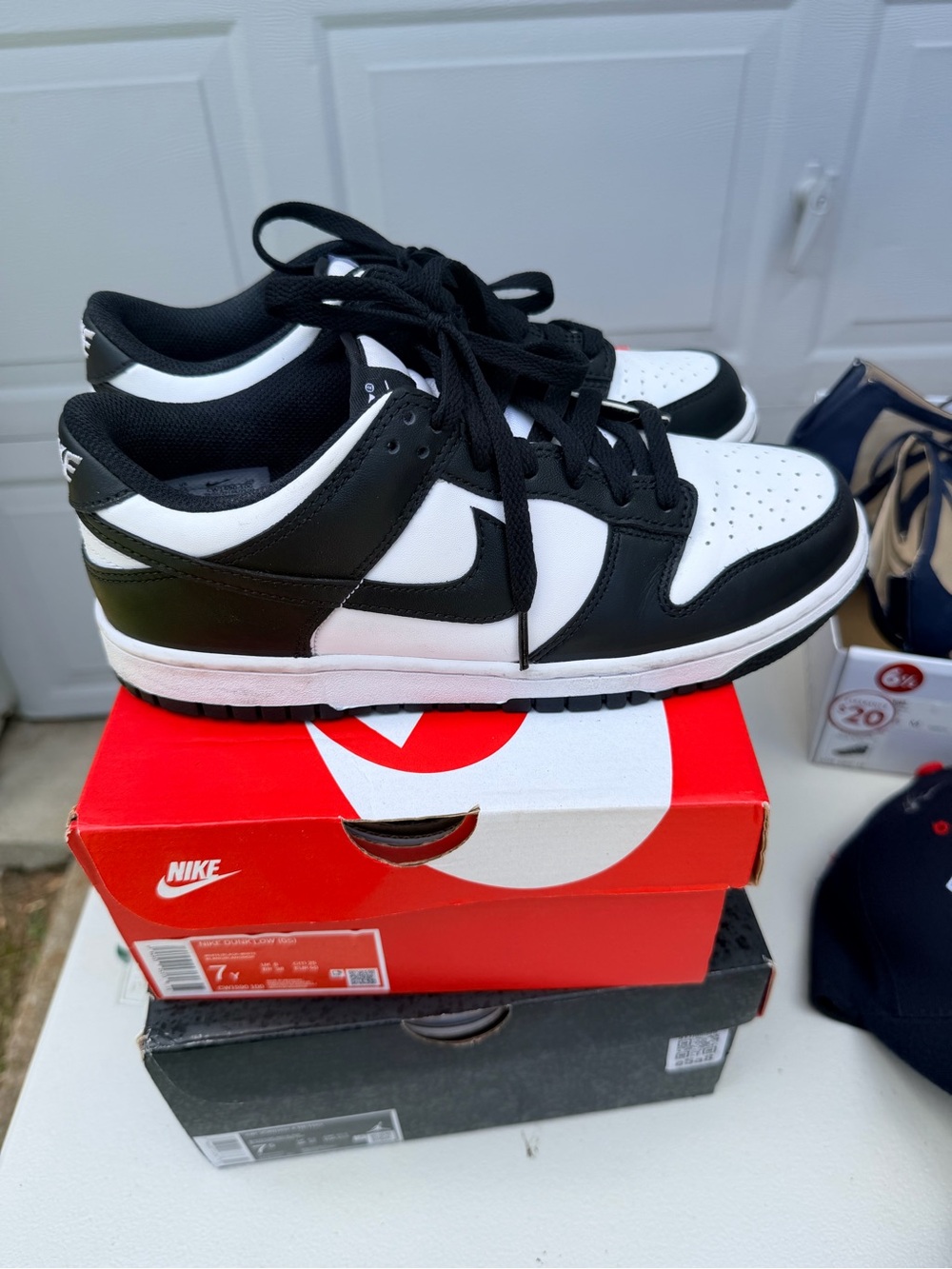Nike Dunk Low GS Black and White Low-Top Sneakers